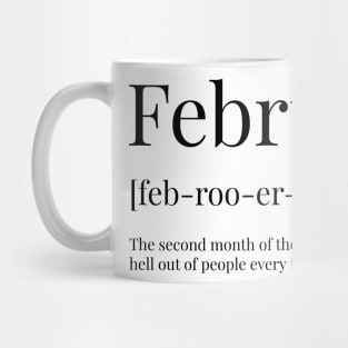 February Definition Mug